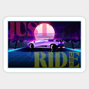 Just Ride USA Sticker